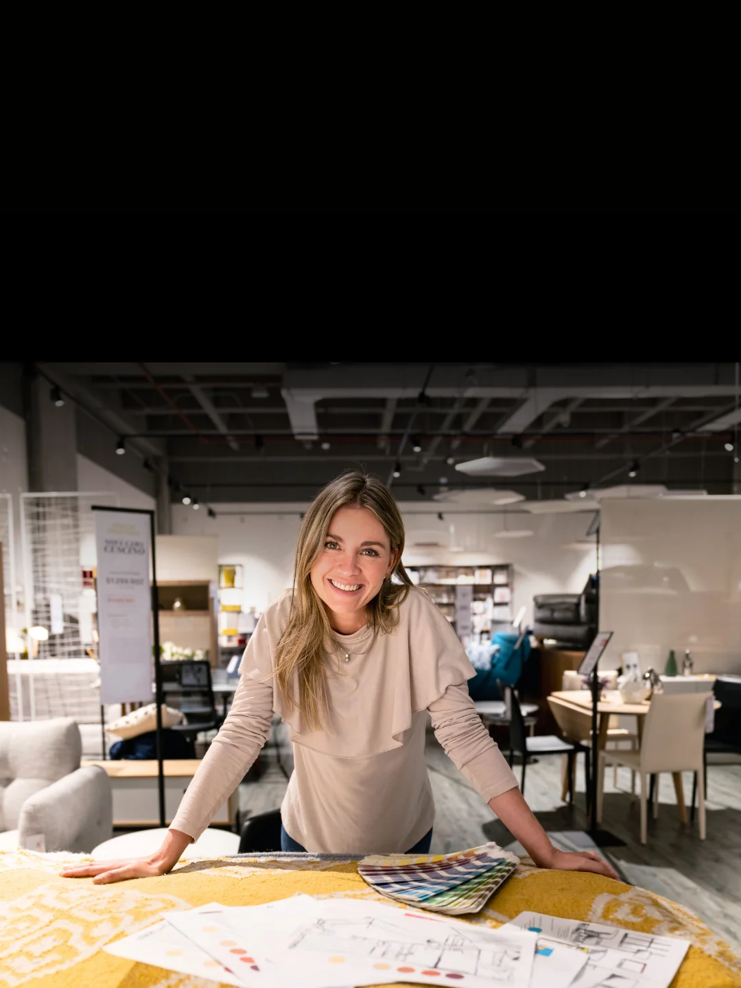 Progetto di interior design in fase di elaborazione, corso Arredamento d'interni AreaDomani