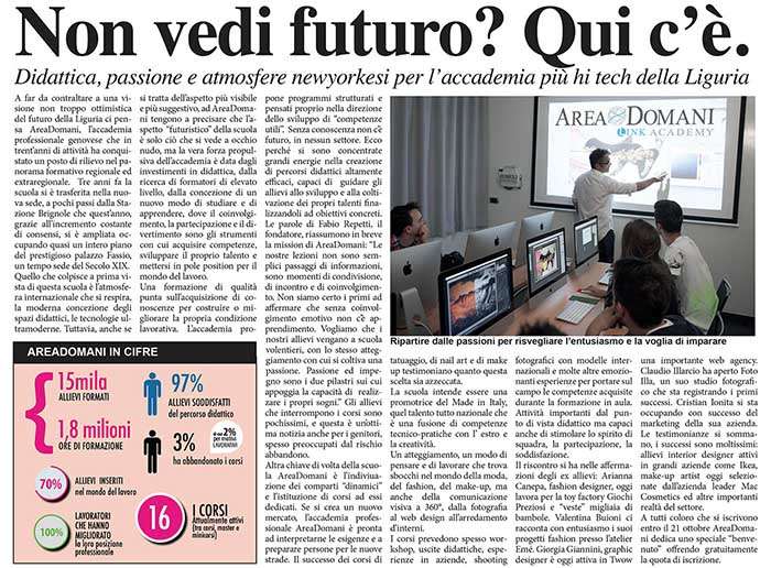 AreaDomani: Scuola professionale all'avanguardia
