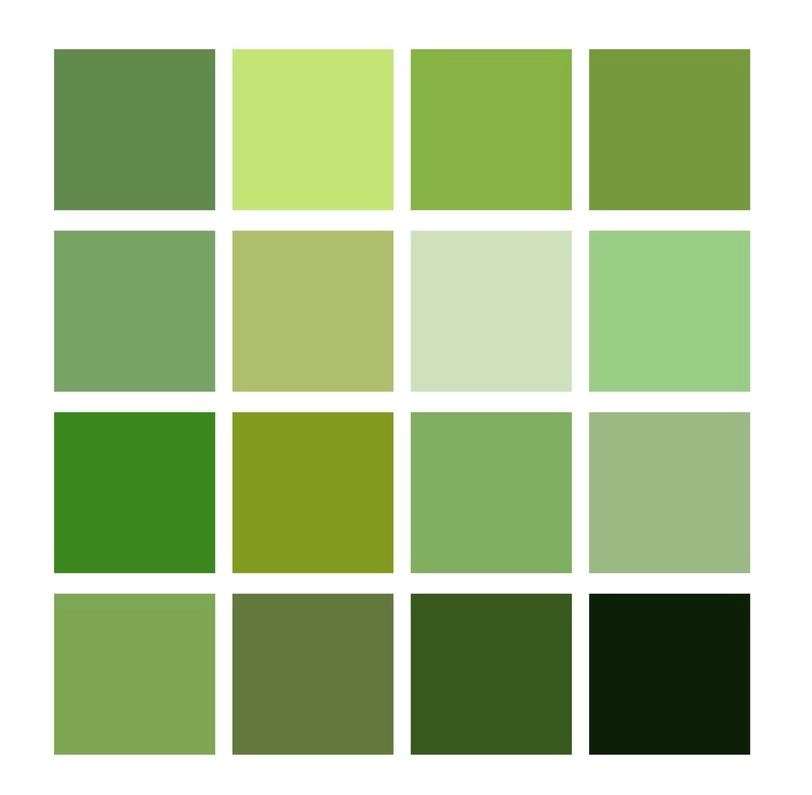 greenery palette