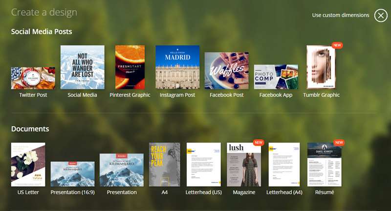 Perché usare Canva per i tuoi visual