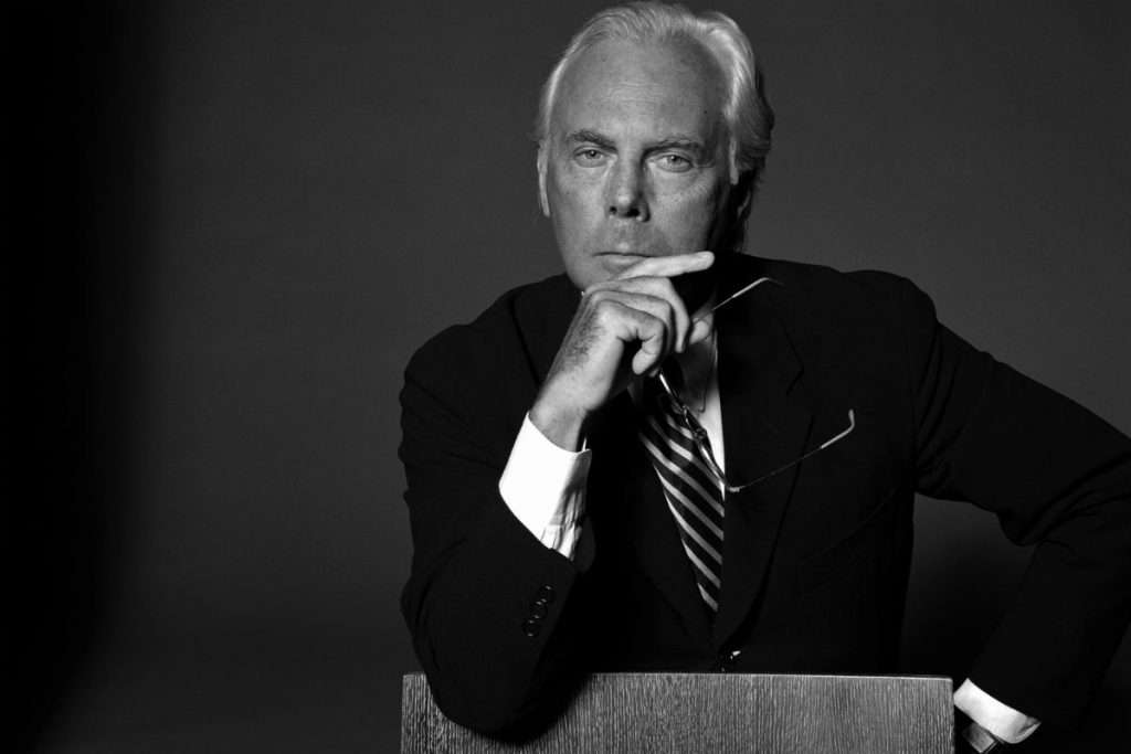 La storia di un vero re Giorgio Armani