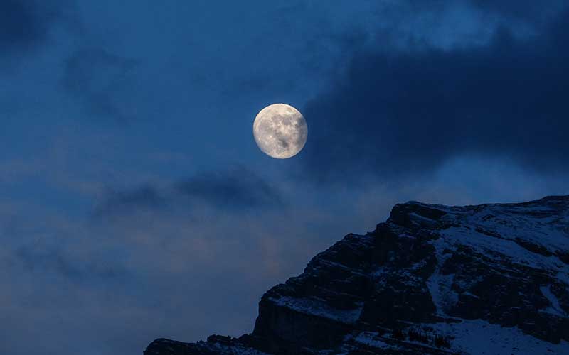 fotografare la luna