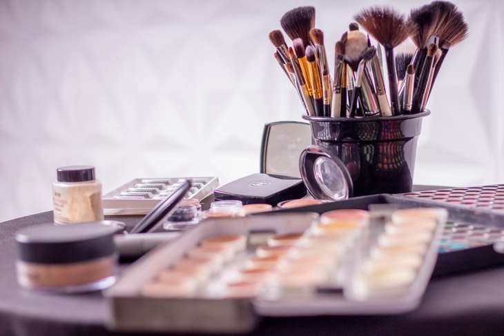 Palette di colori make up