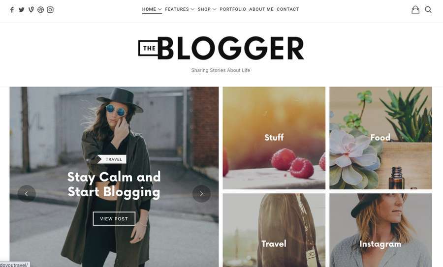 tema fashion blogger